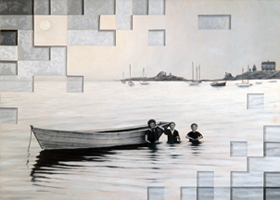 rowboat-swimmers-MMartelli